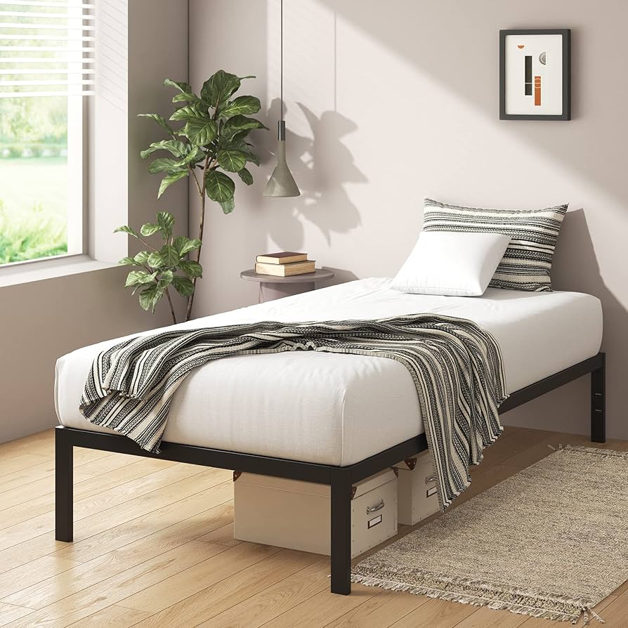 Amazon.com: Zinus Mia Metal Platform Bed Frame Futon